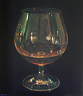 Cognac Glass in Candlelight