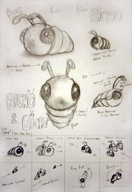 Gogga sketches and storyboard