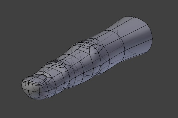 Modeling finger topology.